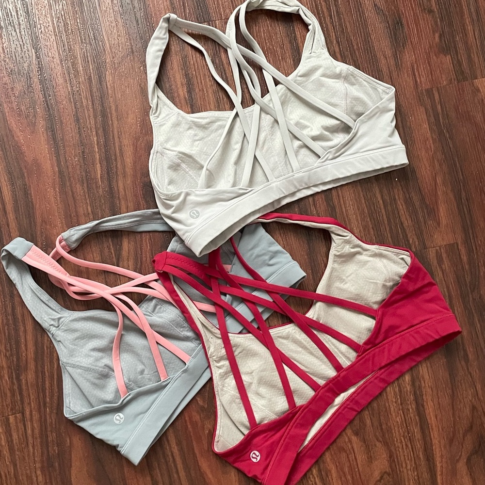 Lululemon Free to Be Serene Bras (set of 3)